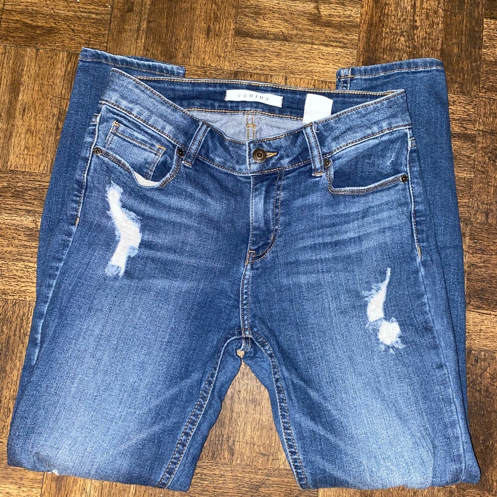 Eunina mid rise skinny ankle jean size 7